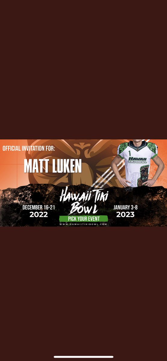 Blessed 💕 thank you coach.. <a href="/HawaiiTikiBowl/">Hawaii Tiki Bowl</a> #grateful #LetsGetIt