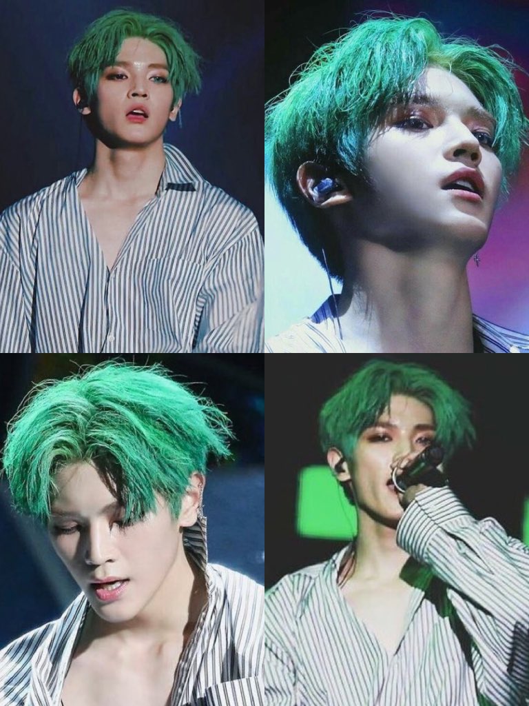 ForTaeyongFess's tweet photo. Bring back this iconic green hair Taeyong! into your timeline https://t.co/bg3OMesq3R