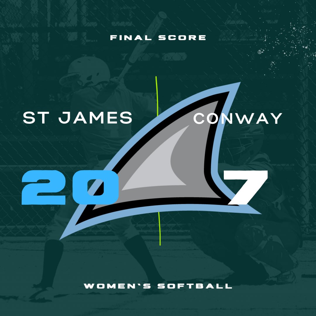 St_James_Sharks's tweet photo. Sharks Varsity Softball #LetsGo #GoSharks #BeatConway https://t.co/KrszmzRtVm