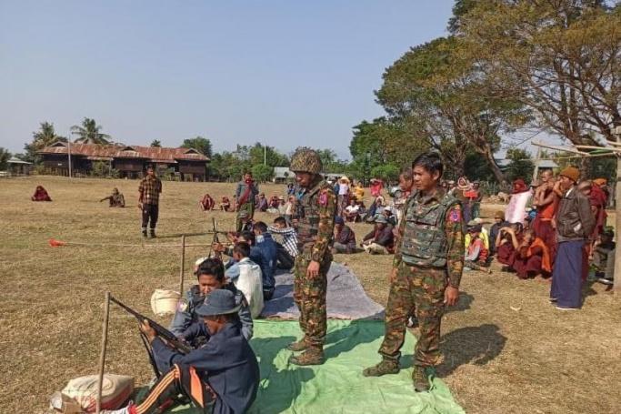 PVamplify's tweet photo. An increase in defections and casualties and strong resistance from the #Myanmar people, has pushed the junta to lean on pro-military the Pyu Saw Htee, which is akin to Ma Ba Tha ultranationalist group. via @MizzimaNews https://t.co/g04TVYPdIa https://t.co/4wTVBanL2l