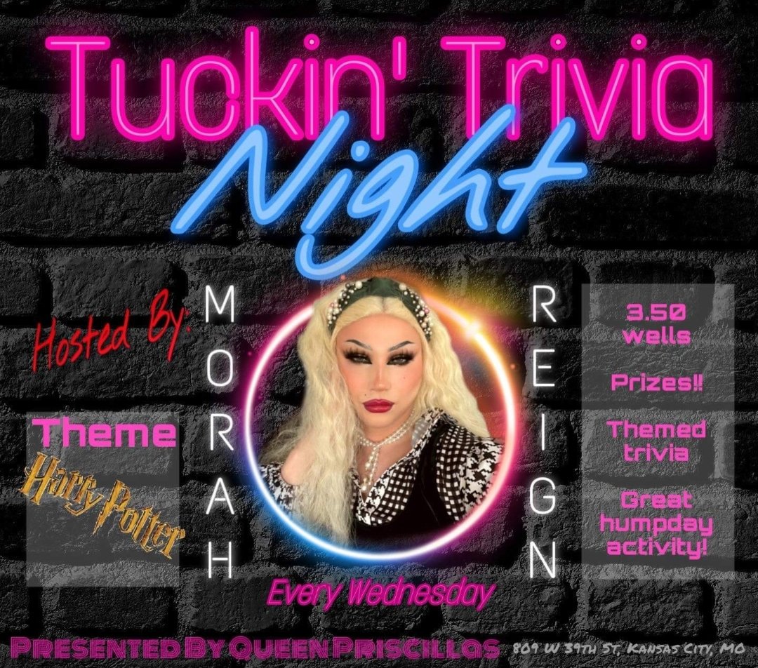 QueenPriscillaz's tweet photo. Trivia this Wednesday! Harry Potter themed! https://t.co/oOPxlwjBRh