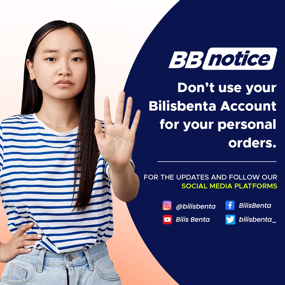 Bilisbenta_'s tweet photo. DROPSHIPPERS ADVISORY

BilisBenta restricts everyone from using their buyer's account for personal orders and transactions. Thank you.

#bilisbenta #HustlewithoutHassle #business #dropshipping #notice #account #orders #personal #advisory https://t.co/ZtnSq2zx52