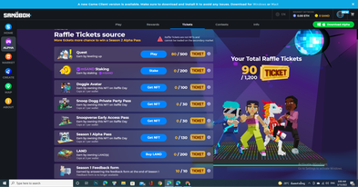runes33283372's tweet photo. @TheSandboxGame I just participated in the daily #SandboxAlphaS2Contest for a chance to earn up to 1,000 $SAND! Starting March 14 -  Show your Raffle Tickets. Check out my screenshot below! 👇 #SandboxAlphaS2 https://t.co/qbeUAswKMY