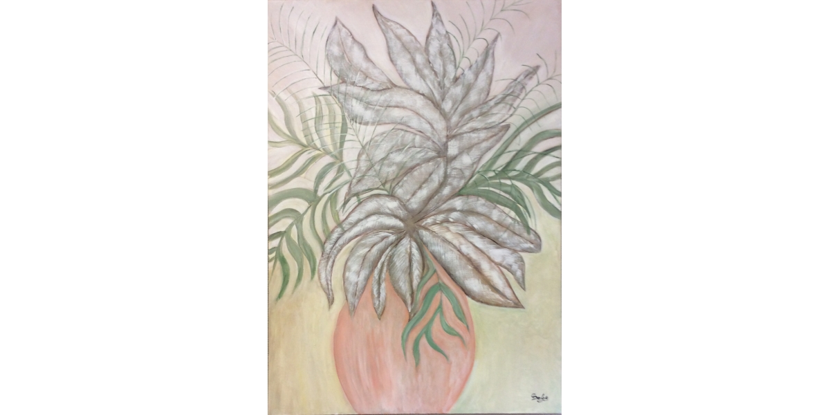 glendobe's tweet photo. The soft pattern of delicate ferns and plants enticed me to create “Elegance”. See more of my art at https://t.co/ZXVbEFL1Fd 
.
.
.
#glendobe #artwork #soft #delicate #ferns #vase #decor https://t.co/NcB8AK79Qv