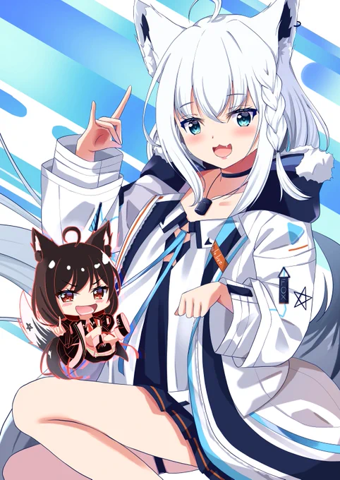 コンにゃちわ
#絵フブキ 