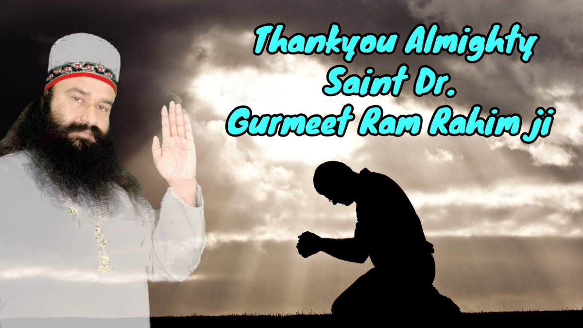DeepakArora83's tweet photo. #ThankfulTuesday

Being thankful is great for mental health. We pray for many things in our life. But how many times do we thank God for his pious blessings which we have! Saint Dr. @Gurmeetramrahim Ji preaches that Almighty blesses even more in return of every thankyou. https://t.co/doaomwx3NY