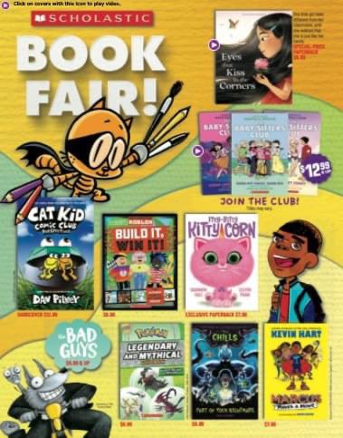 D83Pta's tweet photo. The book fair is coming 3/21-25! Students can shop in person at school, or you can shop online at https://t.co/2rd3oTzggp
Shopping link will be live on 3/21, but you can view the flyer students bring home this week or the virtual flyer beginning 3/14 https://t.co/V6EVvlVWVk