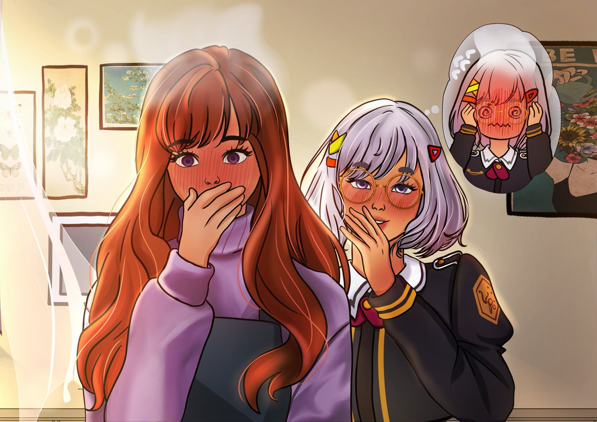 hadasuzume_ch's tweet photo. [3/3]

@MurasakiUsami: 🌋🌋🌋
Me: お可愛いこと

.the end.

Art by @Minggivxii 

#ENVtuber #PHVtuber #TAGVtuber #REALITY #Vtuber #VtuberUprising #LIVElyUme https://t.co/1wS7GE4yYd