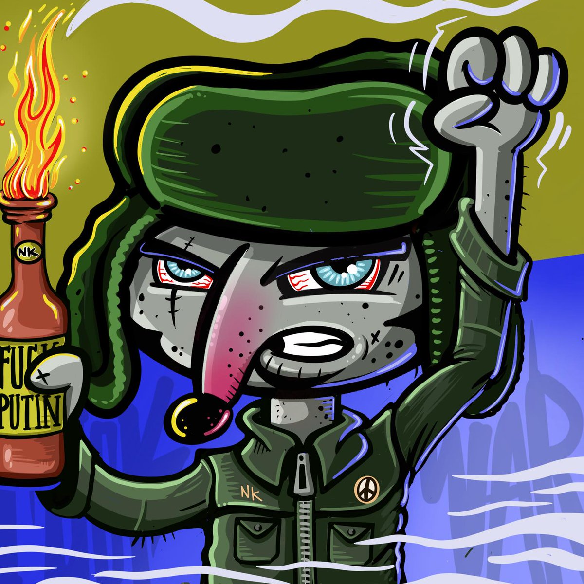Nkstudios_NFT's tweet photo. Here is the Winners for the latest Ukraine NFT Soldier Notorious Rats

@Mtl_Stang
@AsbjrnJensen
@xchanb1
@kisi_munoz
@JohnStevenBenn1
@Planktroneum
@Peppomora
@Skiinny_Whale

Please send us a DM with your wallet address and we will send you the NFT https://t.co/RBS7Jm6DtD
