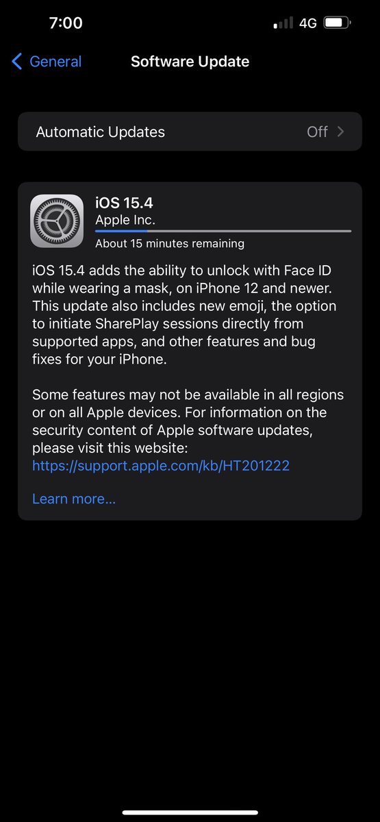 stunningshubha1's tweet photo. #ios154 #iPadOS154 #FaceIDwithMask 🤩🤩 https://t.co/9eSaT0LA4u