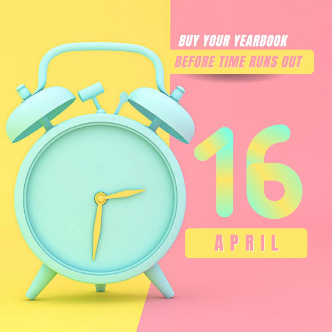 HarbingerMLEC's tweet photo. The countdown is on! Only 33 days left to buy your yearbook online. Go to https://t.co/gPywJKfEje and use code 17260 to get your yearbook before they run out. Deadline is April 16th! https://t.co/v6Gfr8CZFI