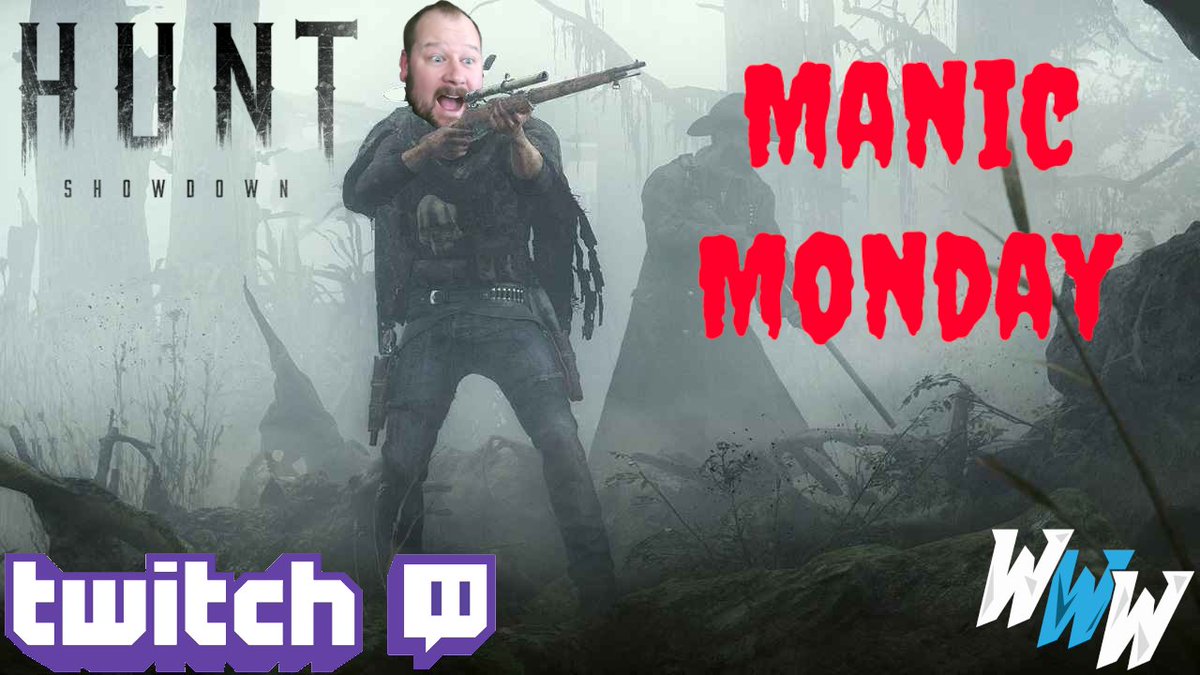 triplewx's tweet photo. 🚨🚨LIVE🚨🚨
Let's face it...Mondays suck. but this stream doesn't
https://t.co/JhIHdw5R70
#Huntshowdown
#huntstreamer
#twitch https://t.co/TWTrw7n7kH