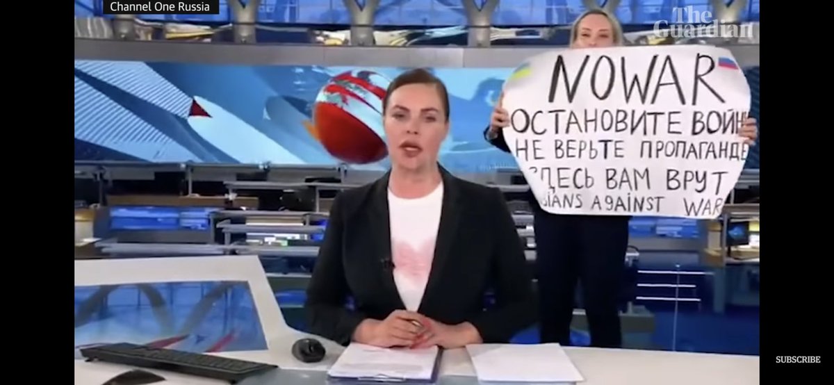 adamspain's tweet photo. I hope this is Russia’s “don’t look up” / “take the red pill” moment. Thank you Marina. #UkraineRussianWar https://t.co/RuXMVytA5b