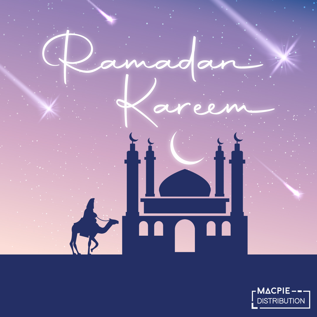 MacpieD's tweet photo. Ramadan Kareem! 🌙 Macpie Distribution is sending all our Muslim friends blessings this holy month! Stay safe! 🥰

#MacpieDistribution https://t.co/k6u7M2TFoD