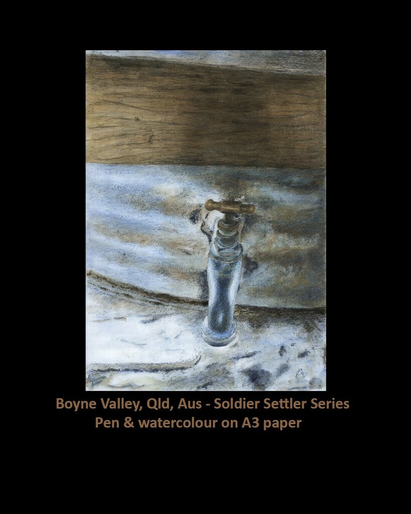 AnneHuthArtist's tweet photo. Boyne Valley, Qld , Aus. Centenary celebrations to be held at Ubobo over the ANZAC Day long weekend, 2022.

#annehuth #penandwatercolour #australianartist #soldiersettlement #boynevalleyqld
2d https://t.co/TcieIdRREJ https://t.co/8ITIc1jdzq