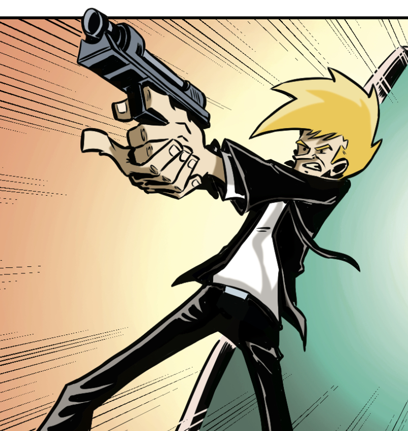 Agent Gibson. Area 51 employee. Brash. Impulsive. Hot-headed. Total idiot. Get reacquainted with this fella in Unit 44 #5, available as part of the <a href="/ALTERNACOMICS/">Alterna Comics</a> spring preorder campaign! indiegogo.com/projects/alter…