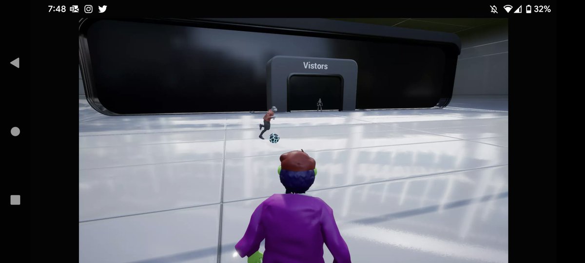 TheCronosVerse's tweet photo. Since @CROver9000 asked about the #pvp, we are working on adding "CroBall" to @TheCronosVerse. It's like dodgeball but with your feet, 1v1, 2v2 or 3v3 in a proper court.  Working on @crodexapp #crxillions vs @CronosChimpClub.  Croball will be the  official sport of our #metaverse https://t.co/0jtWE6bzoR