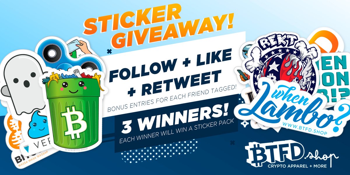 🔊 It's that time again! 

⏰ Giveaway Time!

Follow + Like + Retweet to enter!

Bonus entries for each friend tagged!

You must do all 3 to be eligible 🧐 We check!

Winners announced 3/17 11:59pm EST!

#btc #crypto