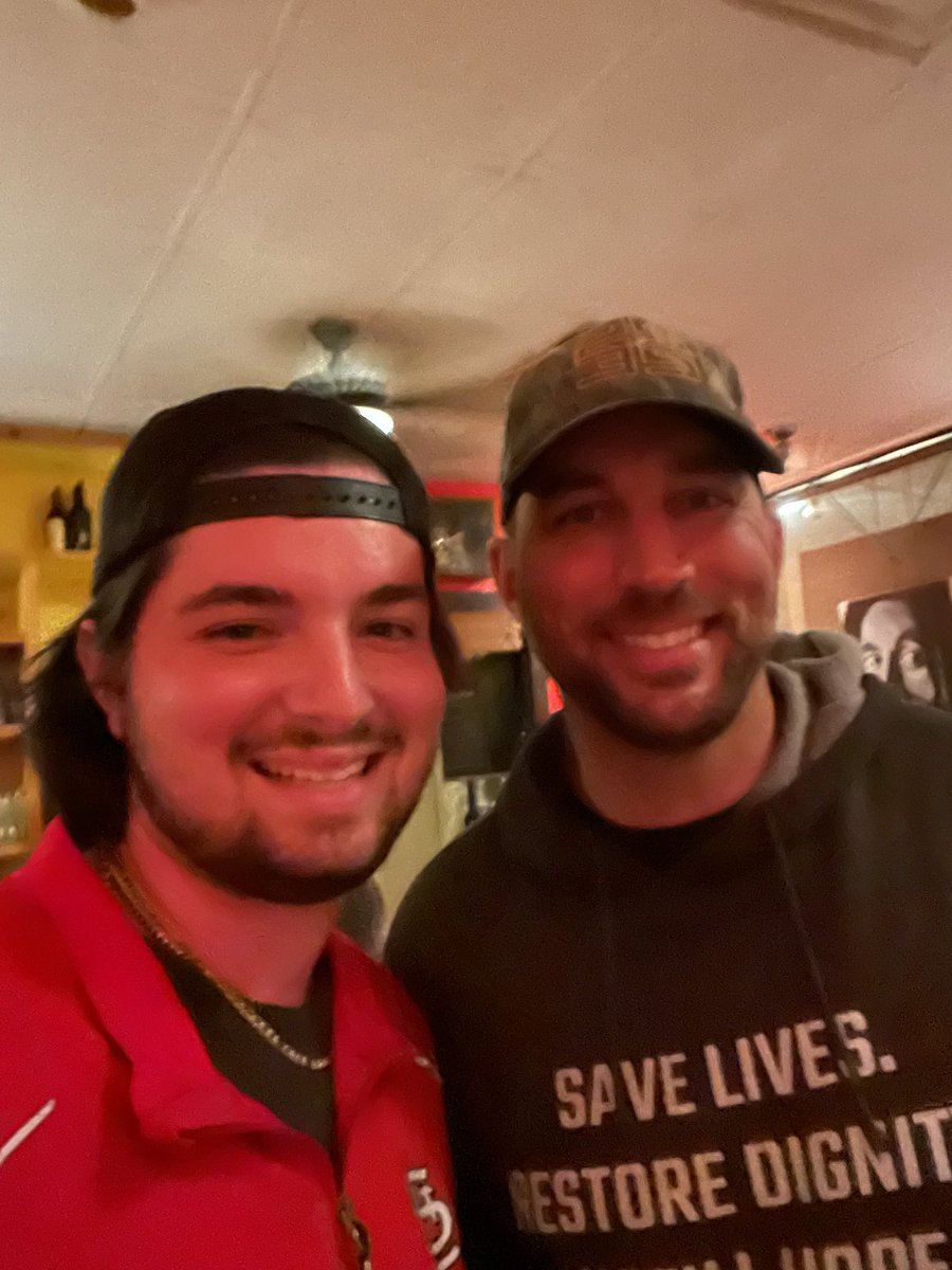 M_Williams2016's tweet photo. @UncleCharlie50 thanks for the dinner tonight. I don’t care what people say about you….you are ok in my book. Next time it’s on me https://t.co/g1ZsS47eJc