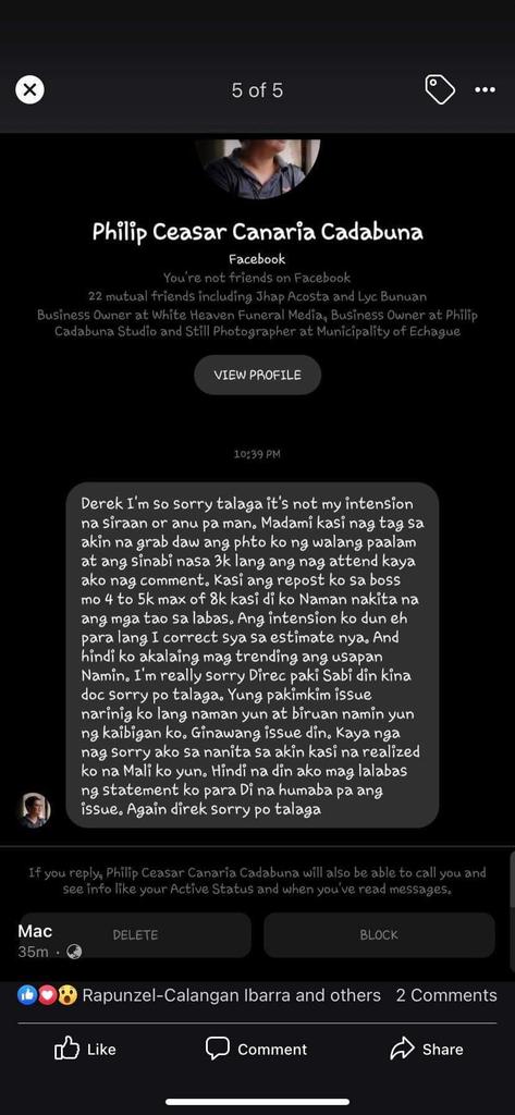 CostalesMarky's tweet photo. @BataraoFely @Clanggs @rawwwrr_01 @dor_danielle Para naman updated kayo sa balita. Nagsorry na siya sa misleading comment niya. https://t.co/mzcOVdKc1e