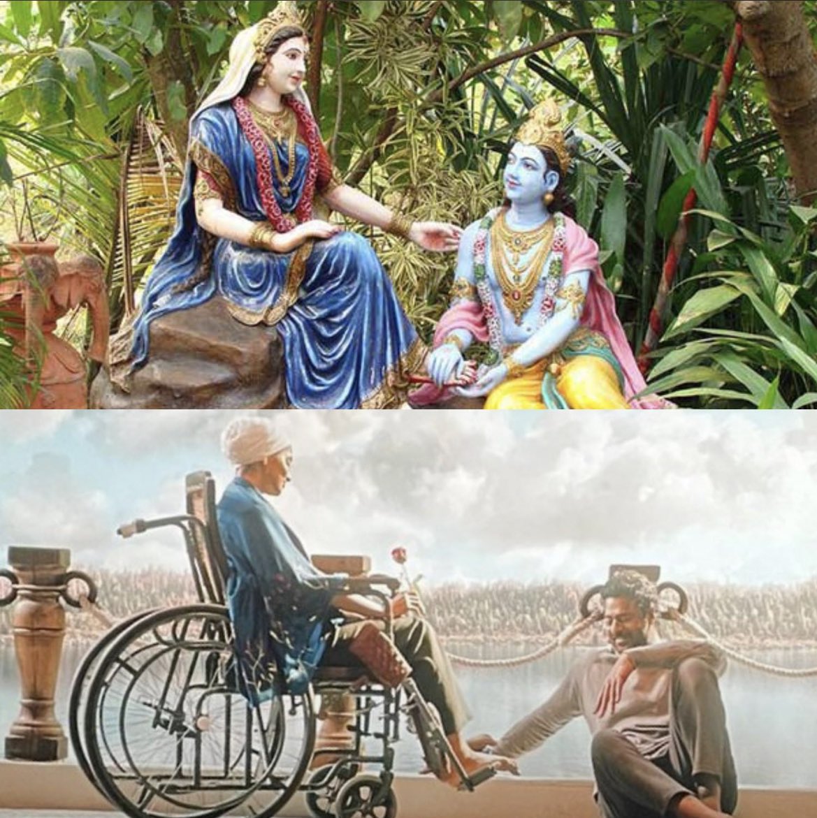 director_radhaa's tweet image. Unnantha kaalam bhoomi aakaasham nilicheti gaadhe ee #radheshyam