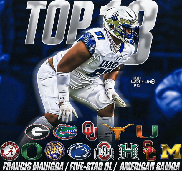 FrancisMauigoa's tweet photo. Top 13📈
@Hayesfawcett3 https://t.co/MqjABrlqNL