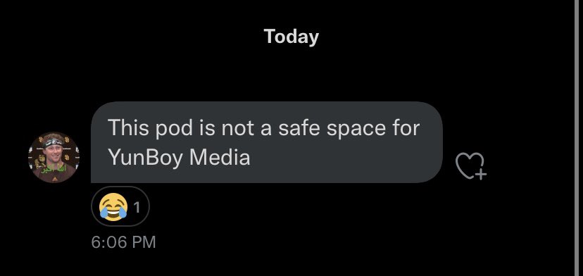 yunboymedia's tweet photo. @itsmyfaulthuh @55Podcast Dude is gatekeeping 5.5 Podcast https://t.co/leVyk4NLEz