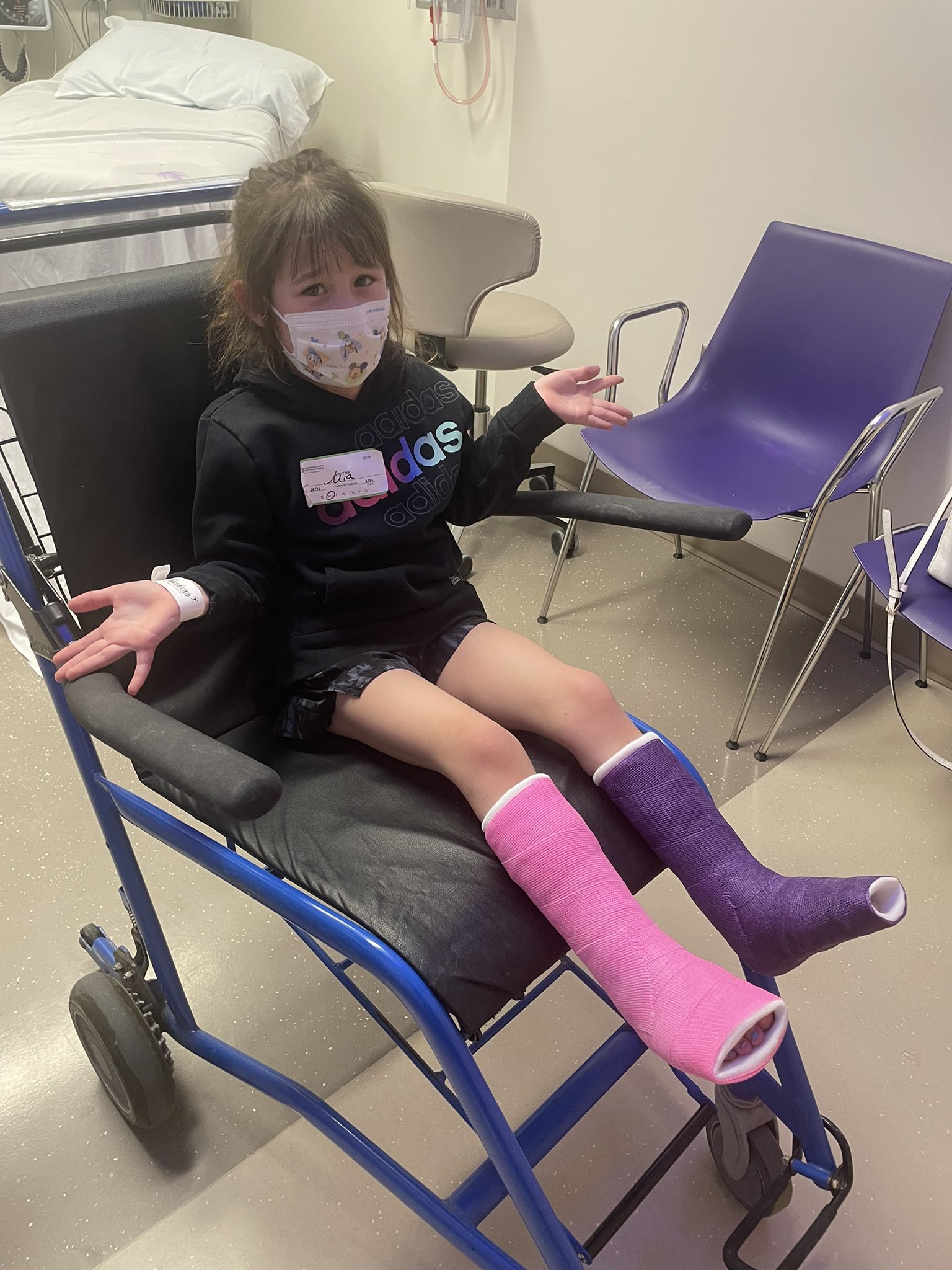 Jessica Prusha Thank You Uichildrens This Has Been A Long Complicated Club Foot Journey And This Girl Has Been So Strong Through It All Thanks Dr Morcuende For Taking Care