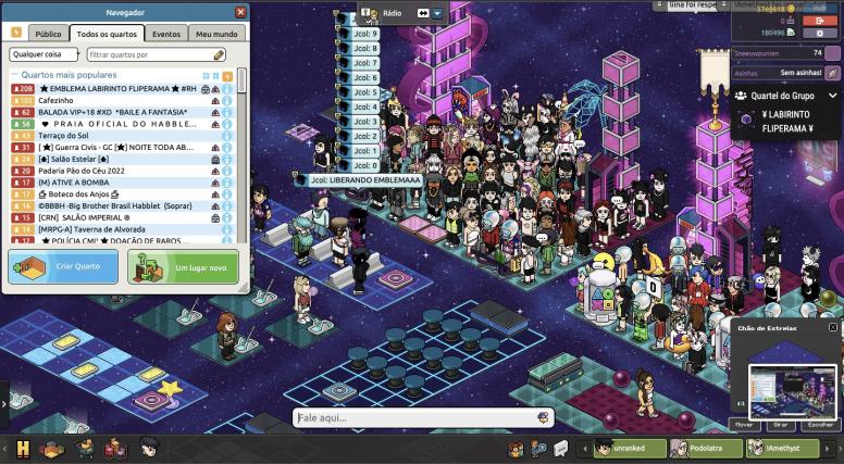 LabirintoBlet's tweet image. E ele veio! Agradecemos a todos presentes nesse evento e pela cobertura que nossa parceira Rádio Habblet deu, com a marca de 208 players, é um ponto a mais fixado na história dos Labirintos Finito.🤩
O Labirinto deseja um ótimo rush a todos e que aproveitem tudo que vem por aí.🤭