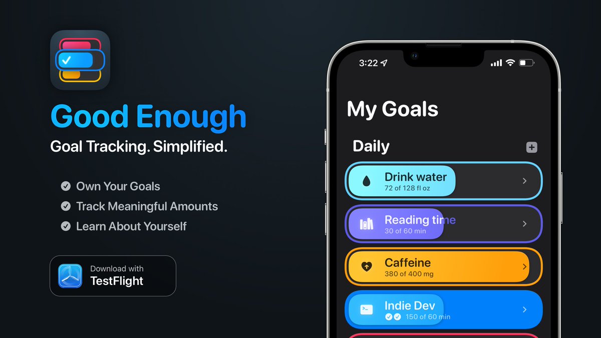 Good Enough Goals tweet media