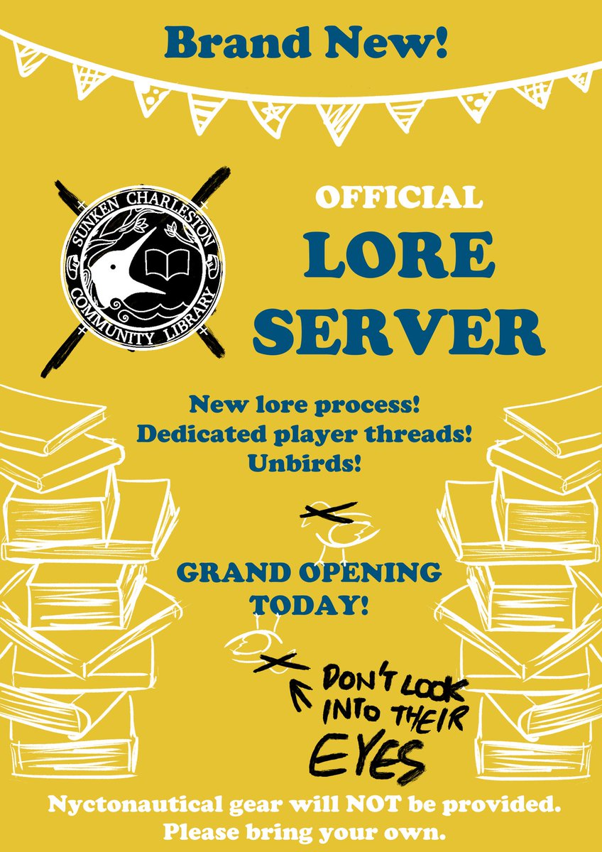 ICYMI: Shoe Thieves! We have a brand new lore server! This project has been in the works for months, carefully creating the best space we could to help our lore community be the best it can be. For more information, see the announcement in the Thieves Cant on Maincord!