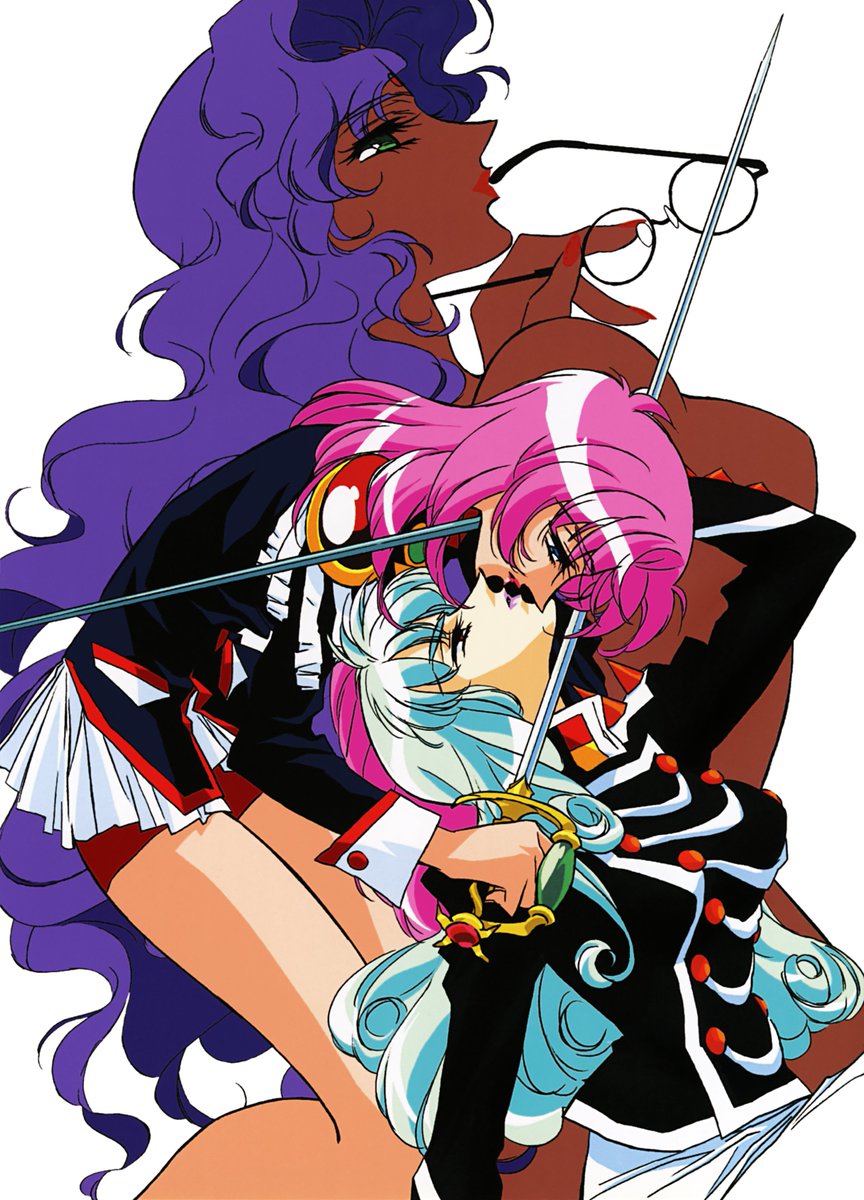 集合意識協会 作品集 2 MOON MAD DURTY RMX UTENA Shinya Hasegawa's key art for the 1998 Revolutionary Girl #Utena