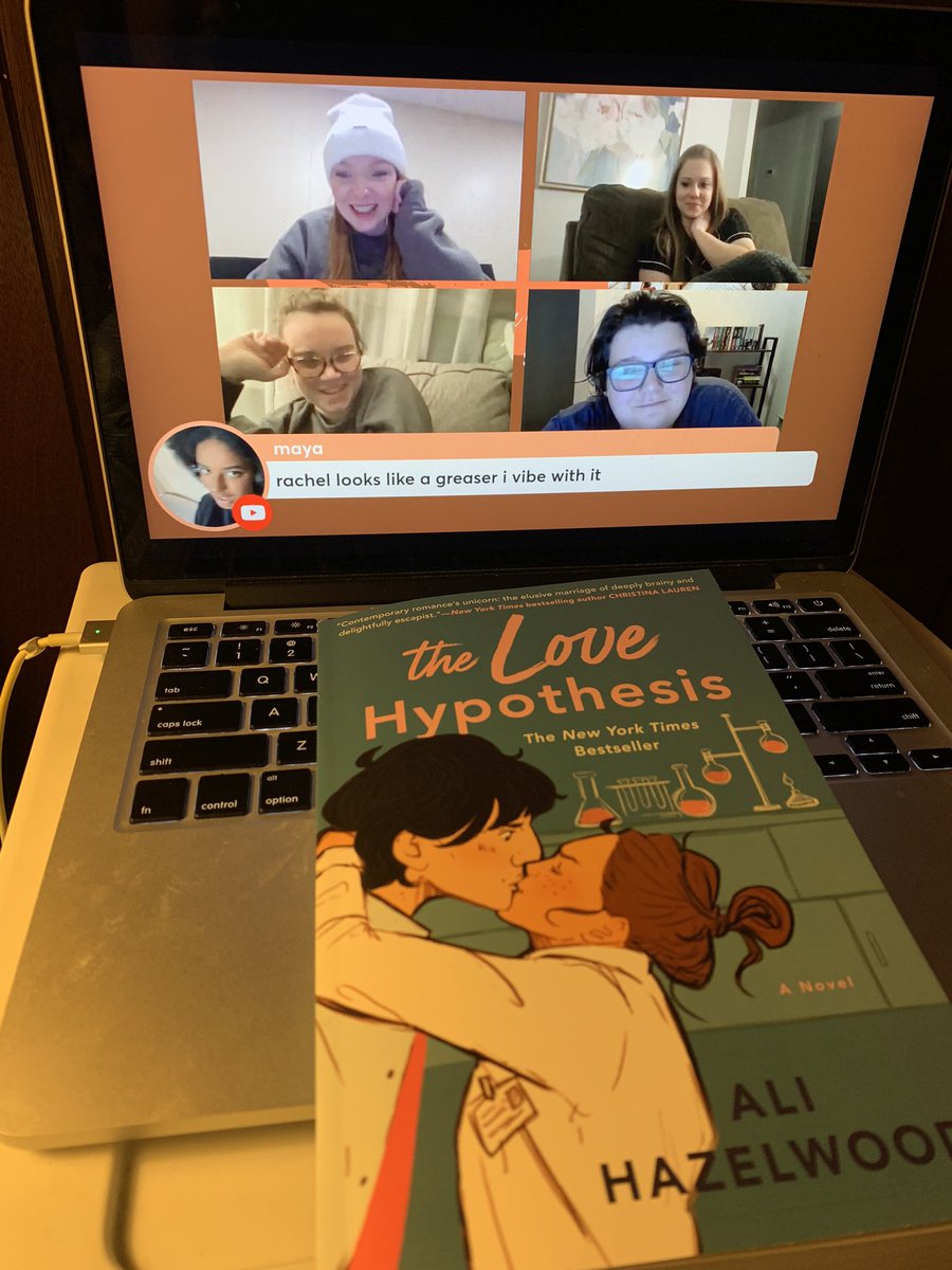 Pageturning578's tweet image. Thank you to “the late night crew” for sprints tonight! And thank you to the discord for helping me pick The Love Hypothesis for my read tonight! 
@coverswithcass @ryreadingcorner @mel_lenore