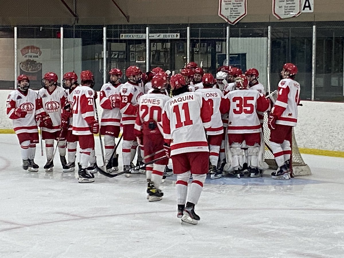 Would ya look at that fine looking crew! The <a href="/WhitewaterKings/">Whitewater Kings</a> take the win tonight in Brockville securing them a spot in the playoffs for the first time in franchise history!  But first , one more game on Wednesday as we head back to Brockville.