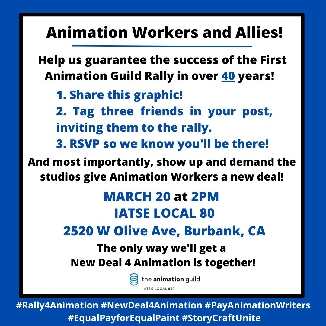 Animation Guild Writers on Twitter: 