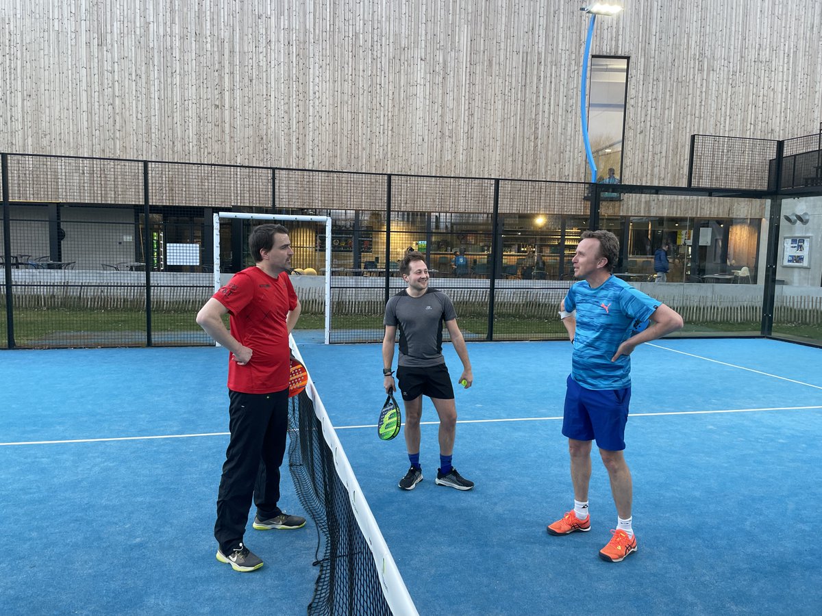Phanes_NV's tweet photo. Phanes+Padel="Phadel" ;-)
Ideaal moment om de verschillende bedrijven van ons collectief samen te brengen en de kruisbestuivingen aan te wakkeren. 
#workhardplayhard #xploregroup #collective #digitalexperts #phanatics @PHProtweets , @Induxx_NV , Meteor, Sidekick, Gumbys, eWings https://t.co/9rkZQzz07N