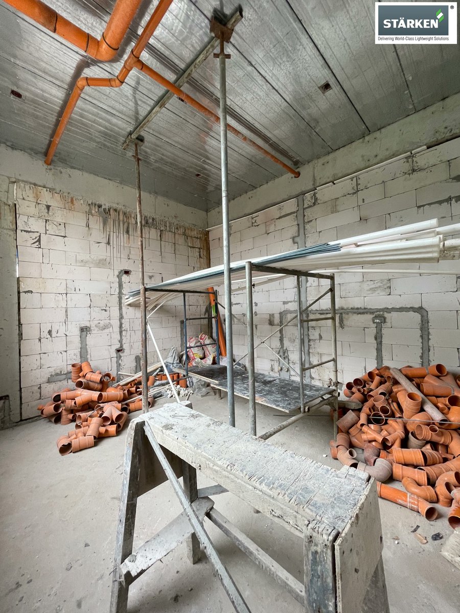 starken_ph's tweet photo. The 1st floor of this 3-storey high-end residential project in Quezon City. We make electrical, plumbing, and pipe fittings faster, easier, and neater! https://t.co/4QF397TlUm