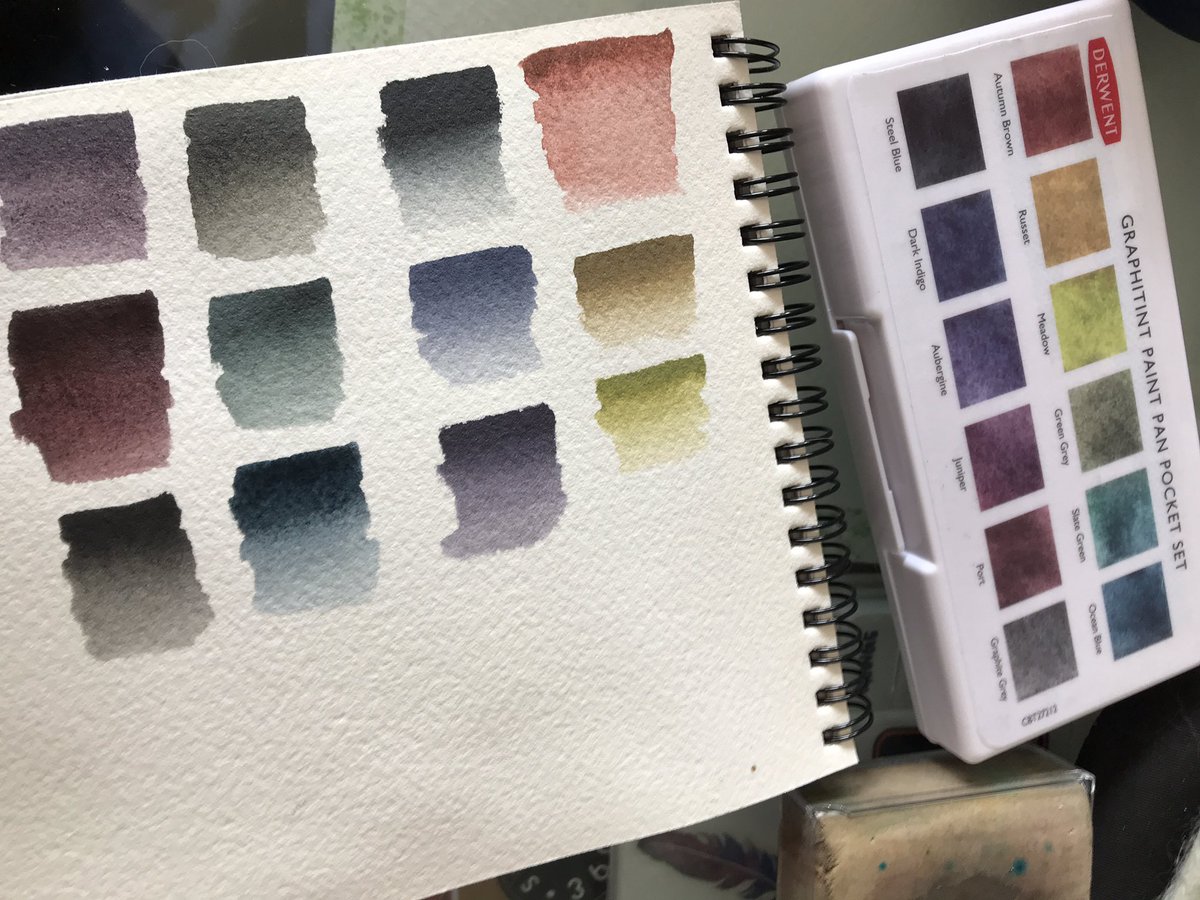 morganjt2421's tweet photo. ของเล่นใหม่ มาไวมากกกก วันนี้วาดอะไรดีหนอ #derwent #graphitint #watercolor https://t.co/9lFkoJXP0Y