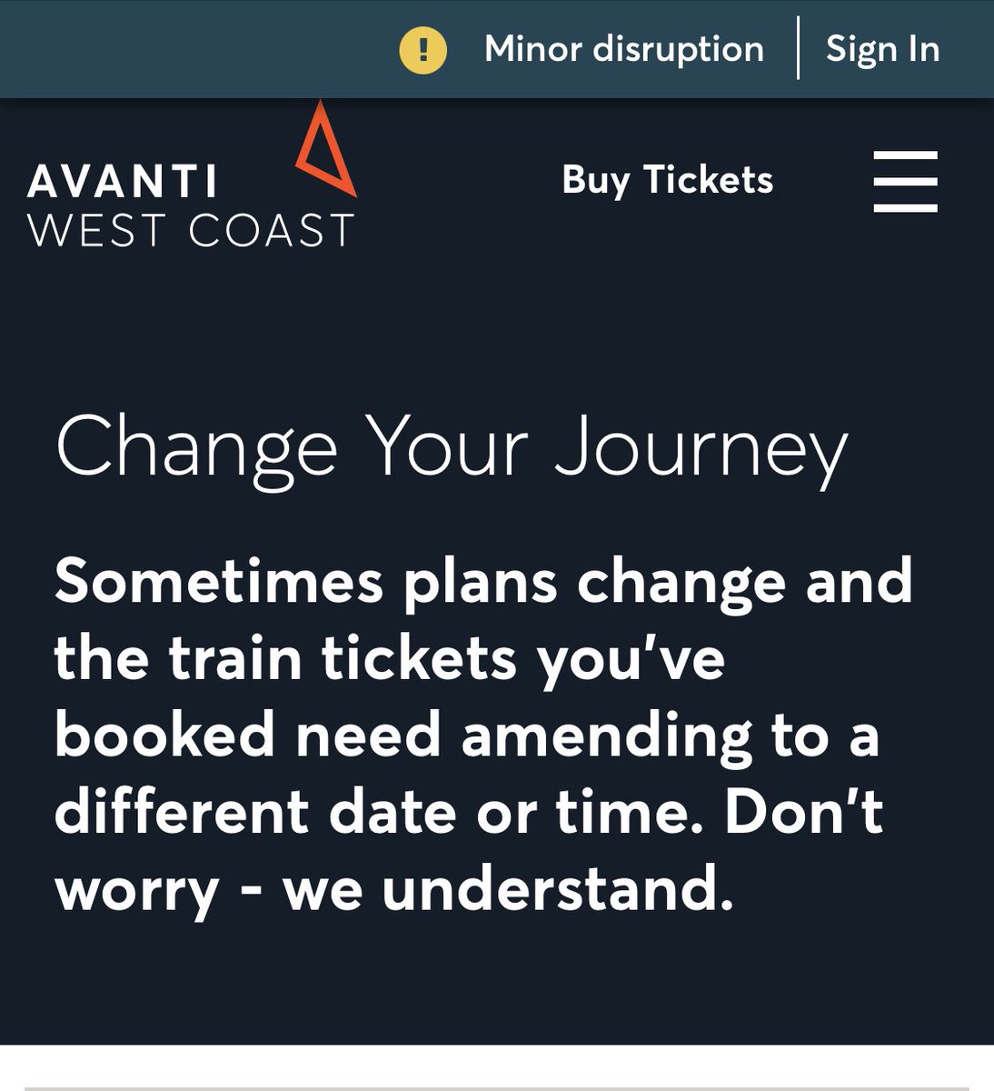 KTJMJ's tweet photo. @alexfenlon @AvantiWestCoast They were supposed to understand 😜 https://t.co/3SjfIgOynV