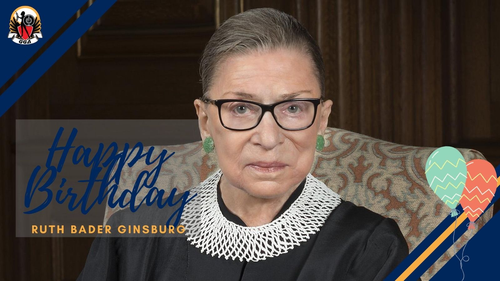 Happy Birthday to the late, great Ruth Bader Ginsburg!   