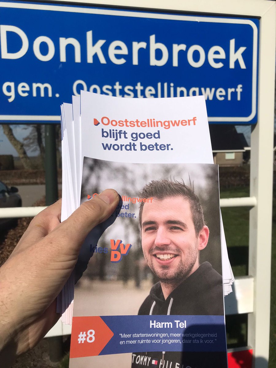 Goedemorgen #Donkerbroek #stem lijst 4 #VVD #Ooststellingwerf voor #leefbare #dorpen