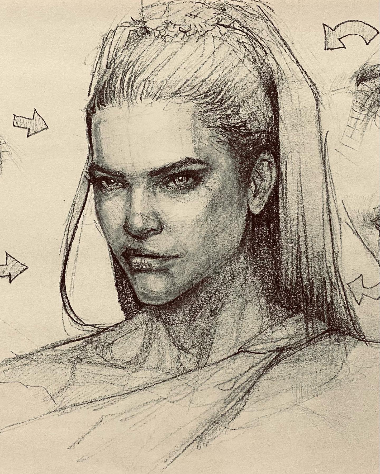 人物画研究 よっしー先輩 髪の毛を白く描いてみるだけで 自分が描いた絵を他人にパクられることもなくなって メリットだらけだよ ヨシメソ 人物画 イラストの描き方 デッサン T Co Cx2ukufn6x T Co 1d0zfbisfy Twitter