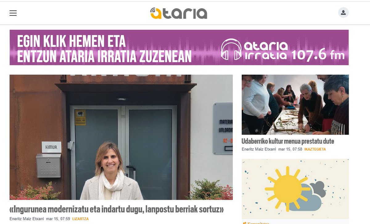 📣Leitzan Komunikatuz parte-hartze prozesua.

Martxoak 17: informazio saioa. 18:30ean, Herri Aretoan.

Bertan izanen dugu Tolosaldeko Ataria.

Ezagutu nahi baduzu: ataria.eus