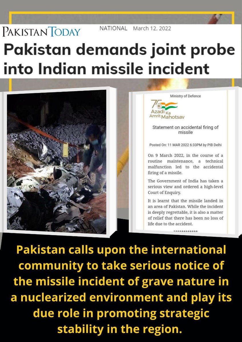 The missile could have resulted in a major aviation disaster as well as civilian casualties on the ground leading to unimaginable consequences.
@Omar_Madaniah
@ZahraniAbidi
@AlGhurair98
@lawyerdweem
@lsarsour 
 #IndiaThreatToPeace