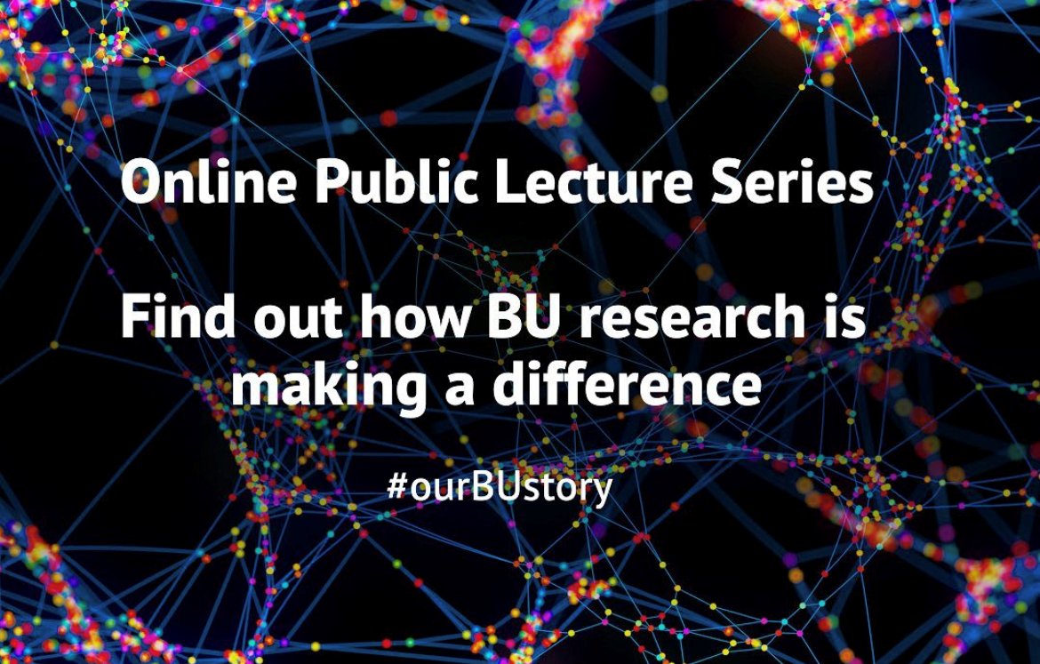 BU_Research's tweet photo. Our new free online public lecture series explores some of the fascinating research taking place @bournemouthuni. Find out more and book here: https://t.co/ApG0ucciQm #ourBUstory https://t.co/HHdeXdYgeJ