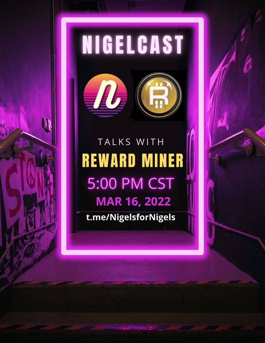 TomorrowFrank's tweet photo. Looking forward to tomorrow's AMA hosted by @NigelsBSC
Come join us at 10pm UCT.
@Rewardminercoin
#BUSD #BNB #rewardminer
#passiveincome #nigelcast https://t.co/71kdMl0uaL