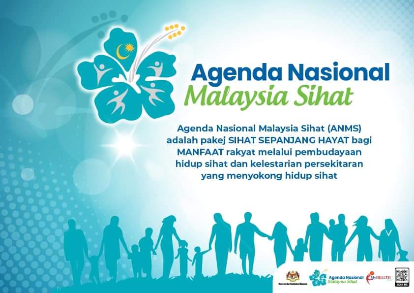 Agenda Nasional Malaysia Sihat (ANMS)

#ANMS 
#MalaysiaSihat