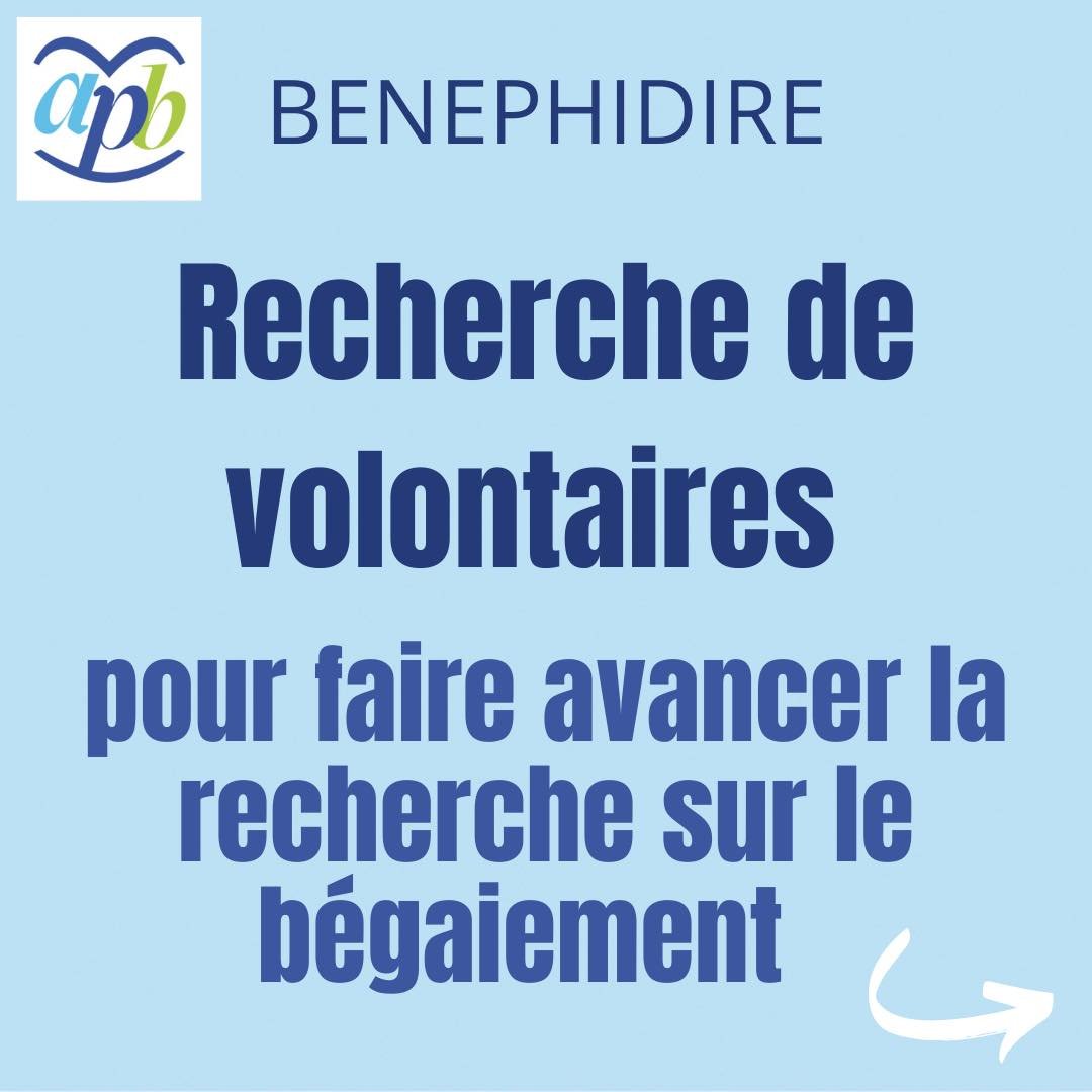 APBegaiement's tweet photo. Vous avez entre 18 et 50 ans ?
Vous bégayez ou vous avez bégayé pendant votre enfance ?
Vous pouvez aider la recherche sur le bégaiement.https://t.co/p8fj159Xom
#begaiement #recherche #benephidire https://t.co/We2sFznXdt