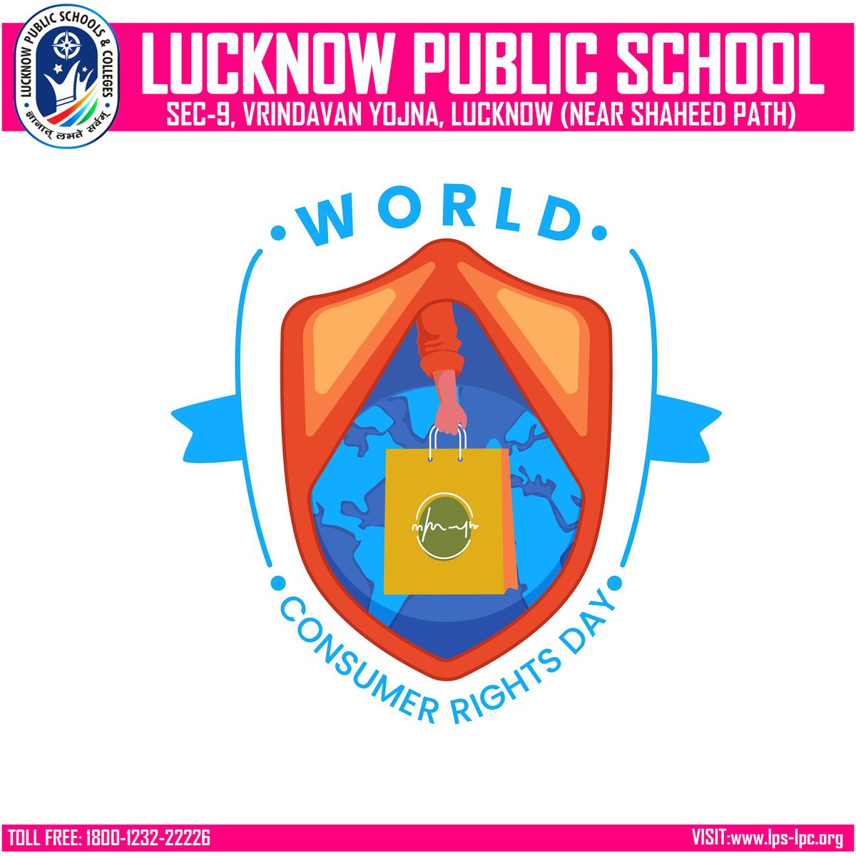 LpsSec9's tweet photo. World Consumer Rights Day was inspired by US President John F Kennedy's address to the US Congress on March 15,1962
#worldconsumerday #lpscians #lps #lucknowpublicschoolsandcolleges #digitalindia #digitalschool #admissionsopen #admissions2022 
 #OnlineAdmissions #onlineclasses https://t.co/sBATaWMsJN