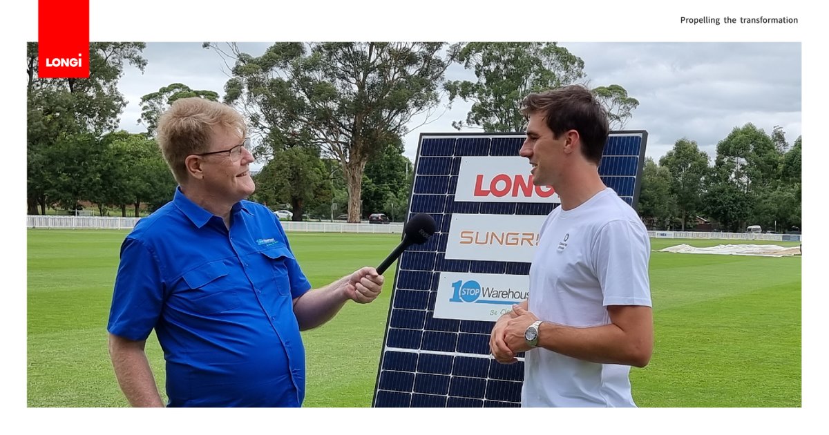 longi_solar's tweet photo. #LONGi will be supporting the #SolarClubs initiative, which is part of #CricketforClimate program, by donating solar PV systems for 15 Cricket Clubs around Australia as part of our effort to reduce carbon emissions and build a Green World! Read more: https://t.co/HyLcHCVvEF https://t.co/hD2R4lXmK5